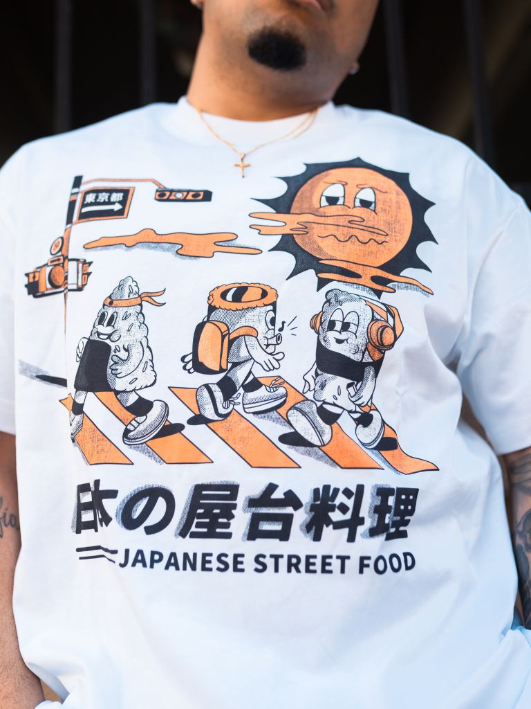 Front Print - Street Food T-Shirt