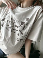 Front Print - Playful T-Shirt