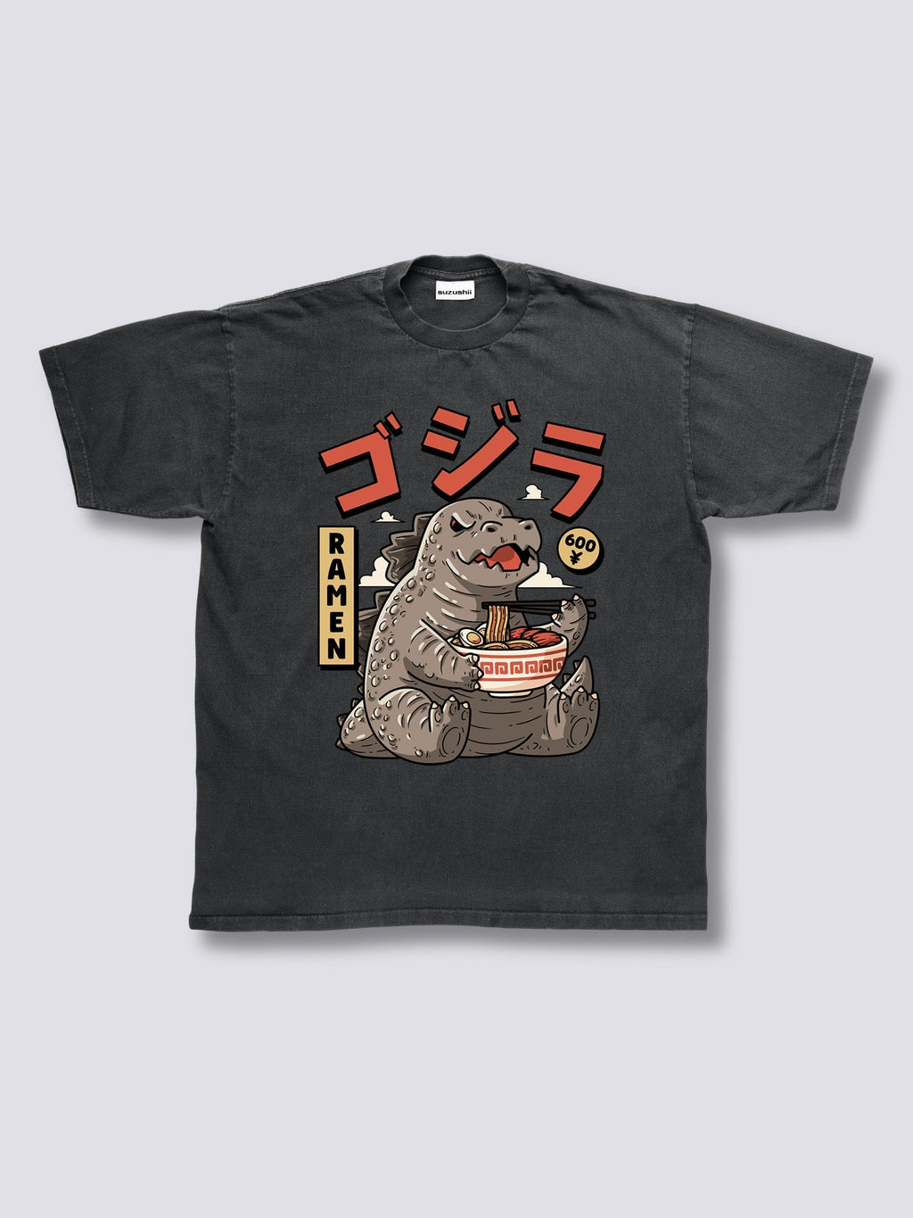 Front Print - Babyzilla Vintage T-Shirt