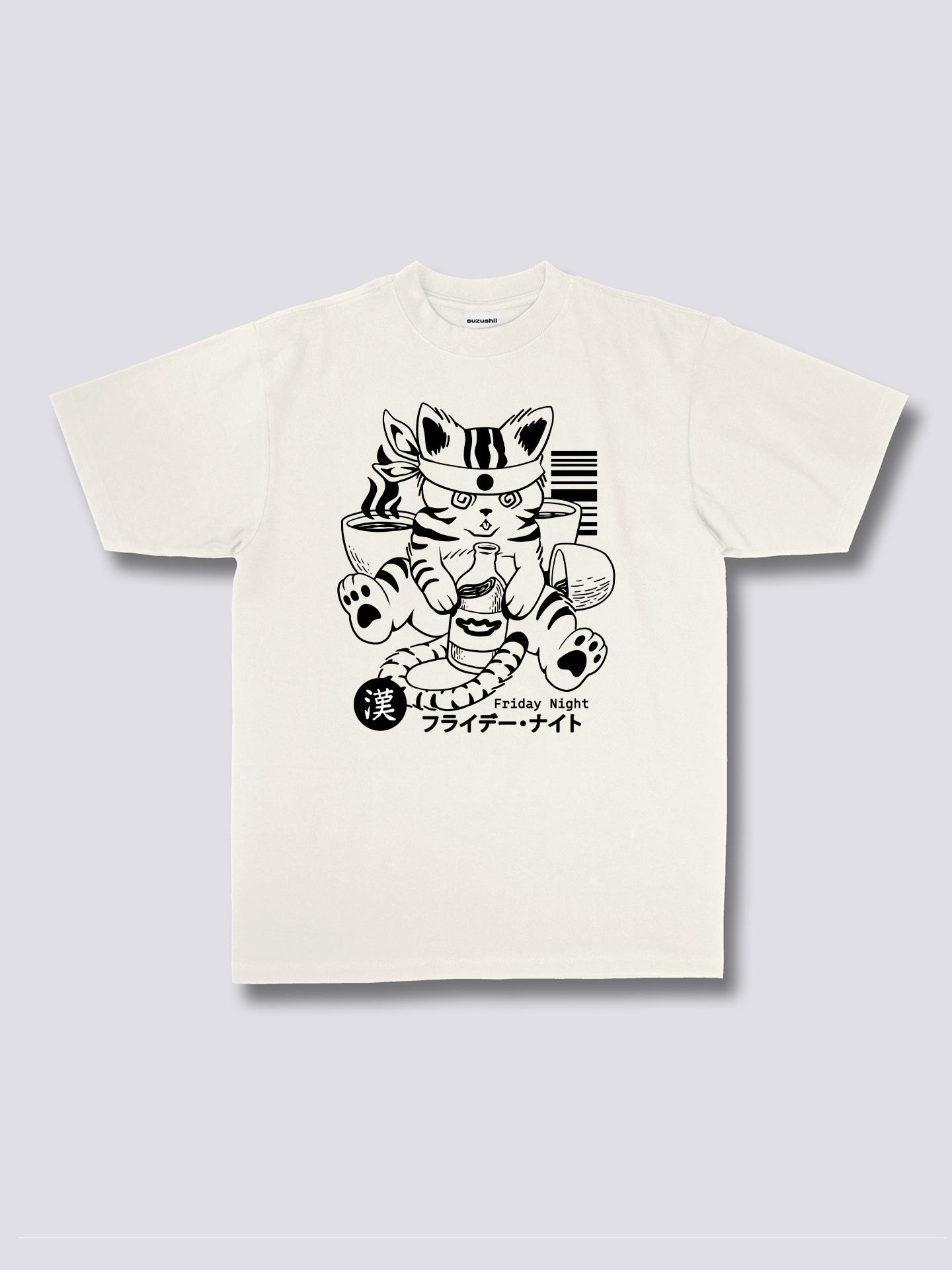 Front Print - Boozy Cat T-Shirt