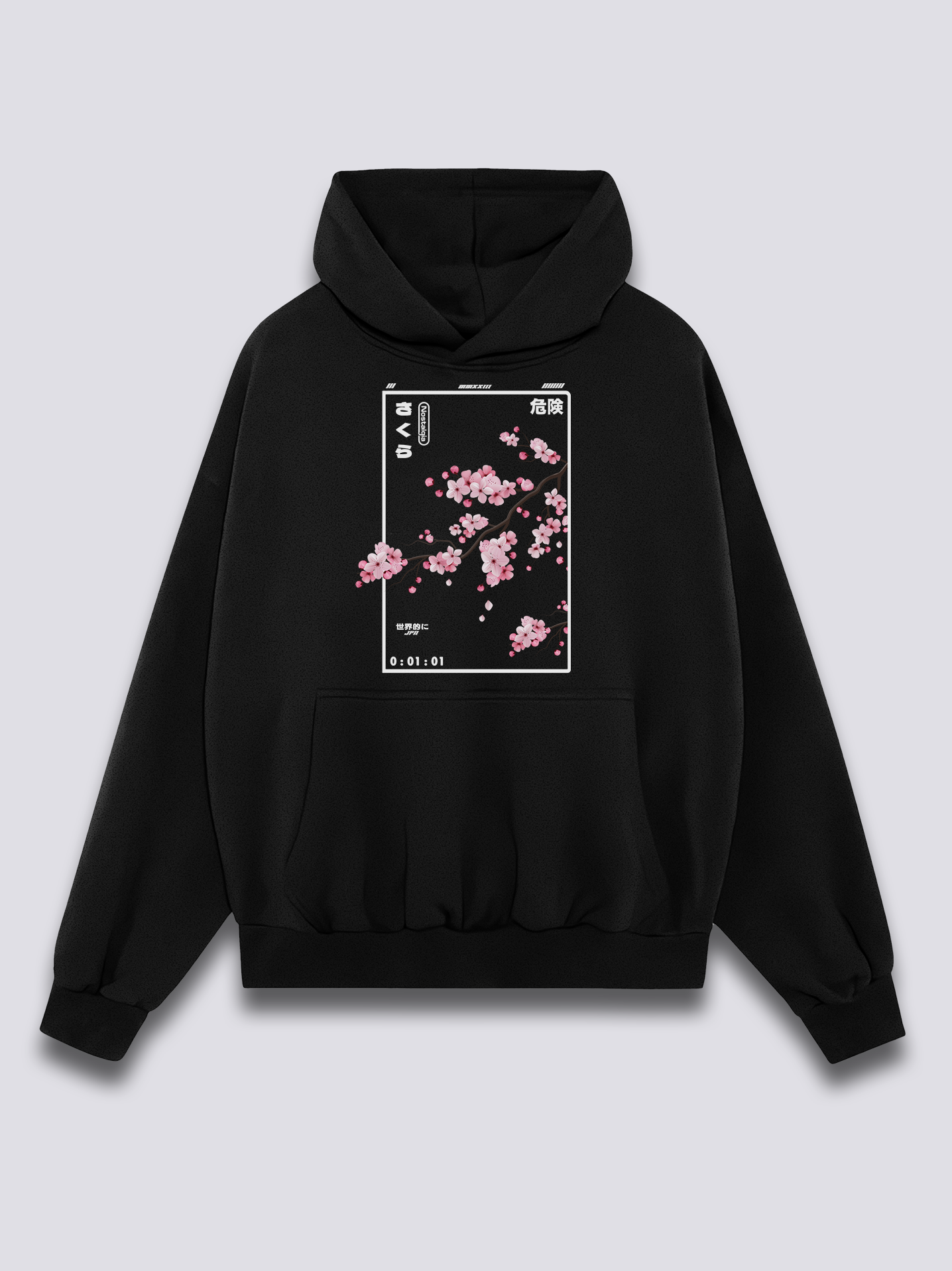Front Print - Cherry Blossom Hoodie