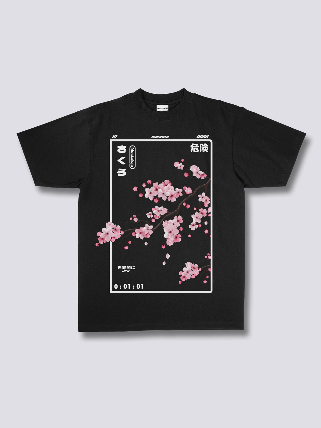 Front Print - Cherry Blossom T-Shirt