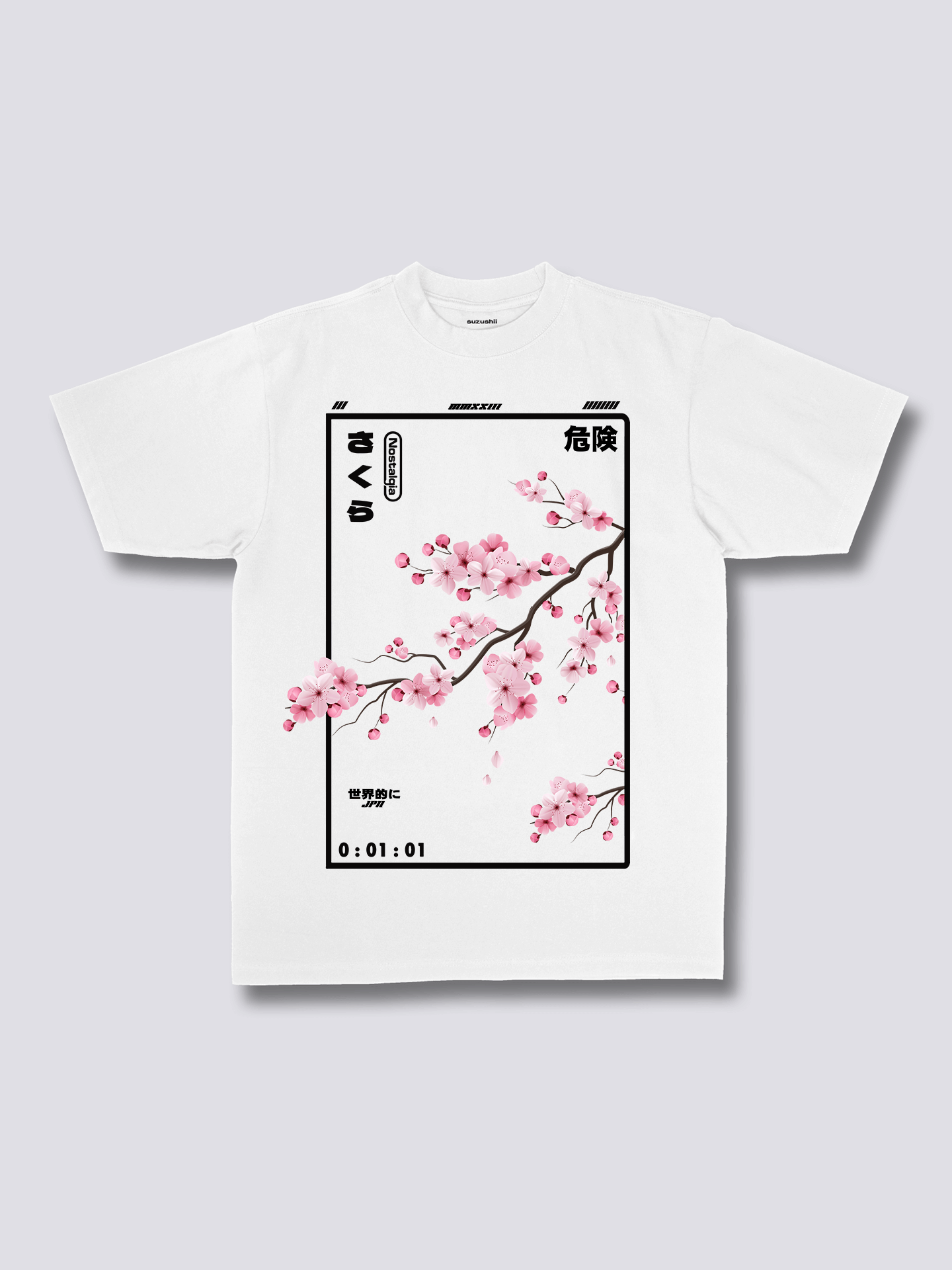 Front Print - Cherry Blossom T-Shirt