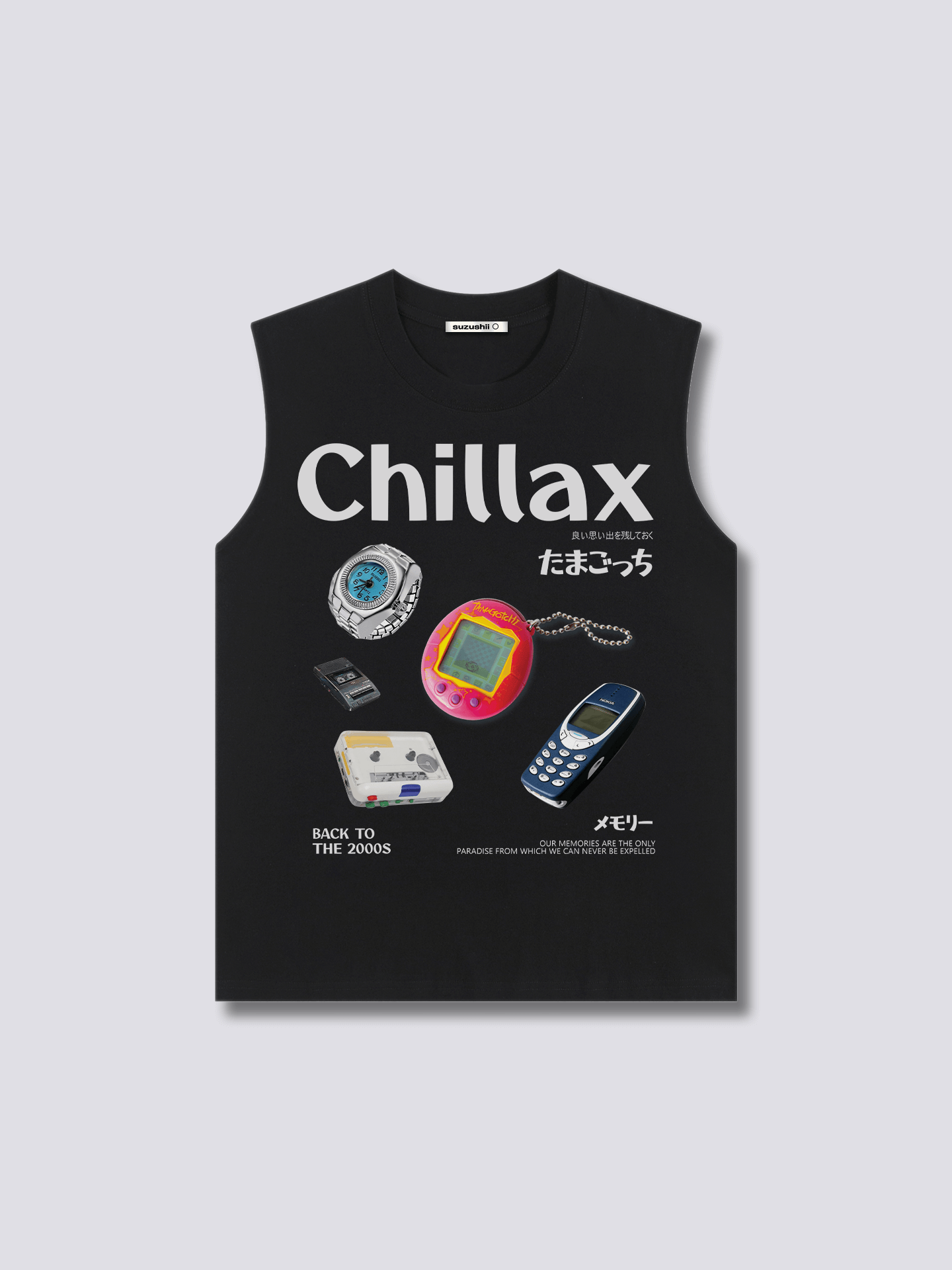 Front Print - Chillax Tank Top