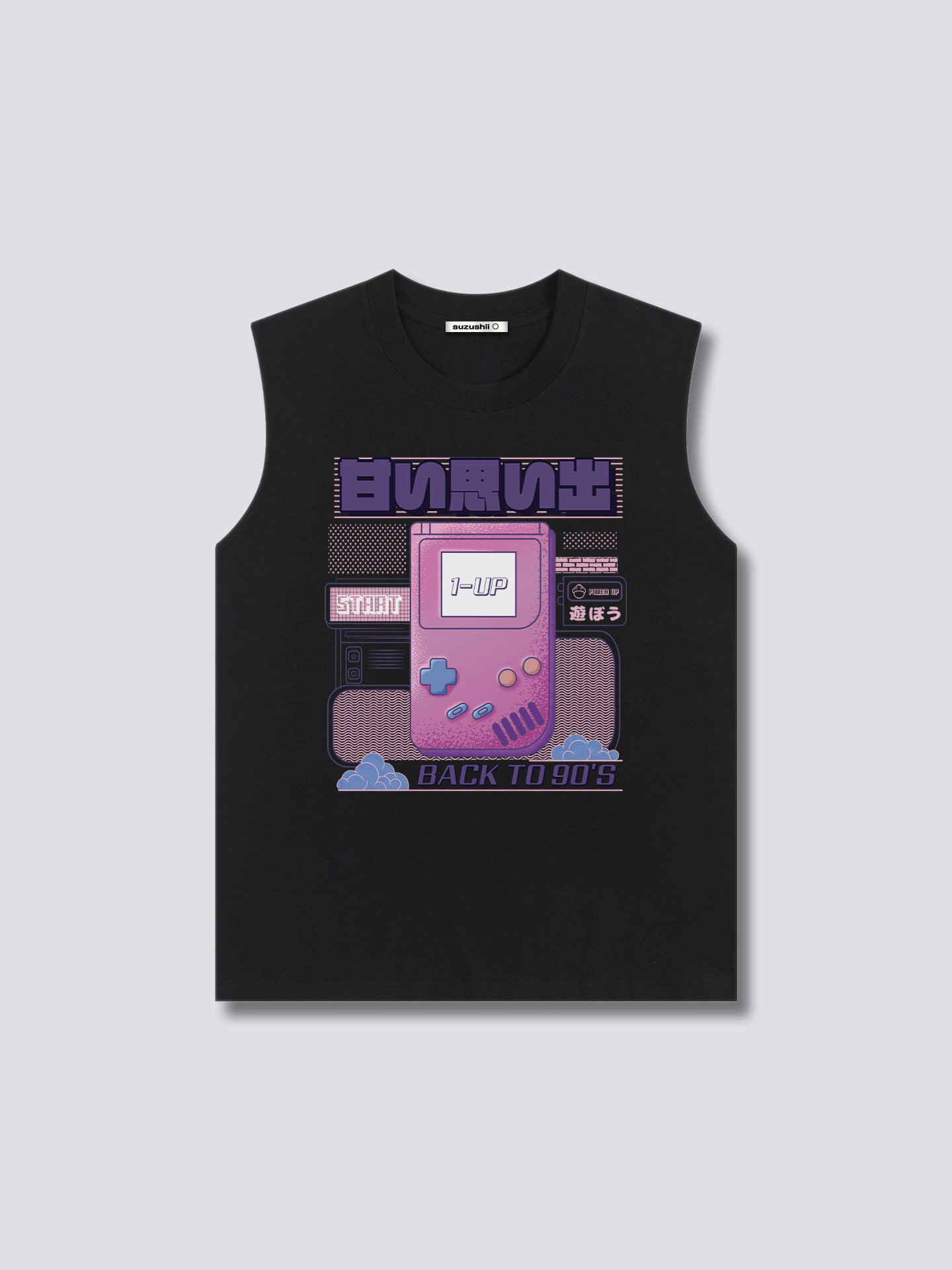 Front Print - Gameboy Tank Top