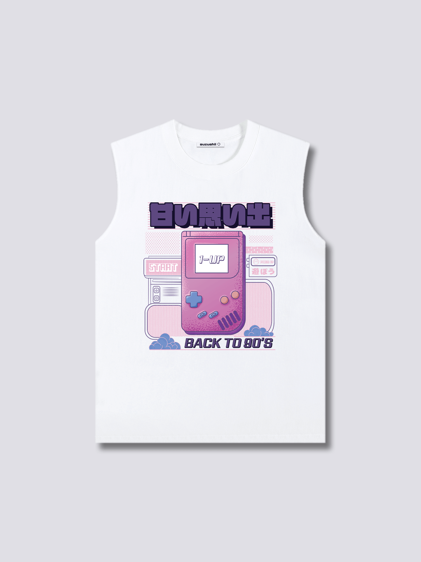 Front Print - Gameboy Tank Top