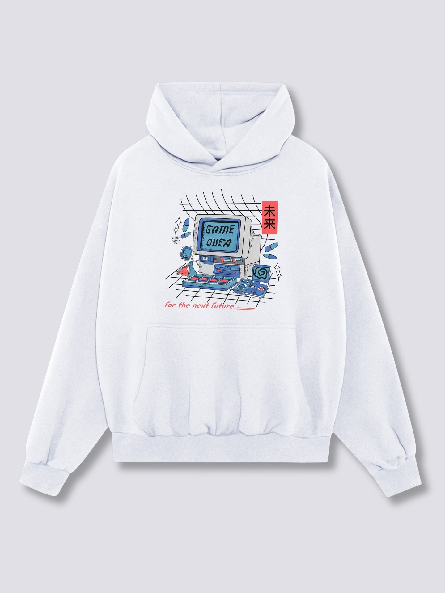 Front Print - Game Over Hoodie