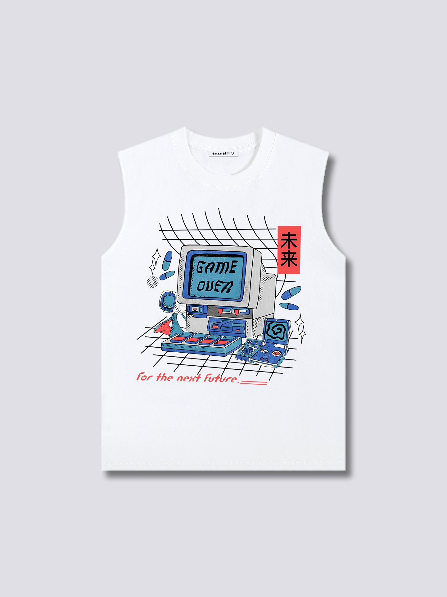 Front Print - Game Over Tank Top