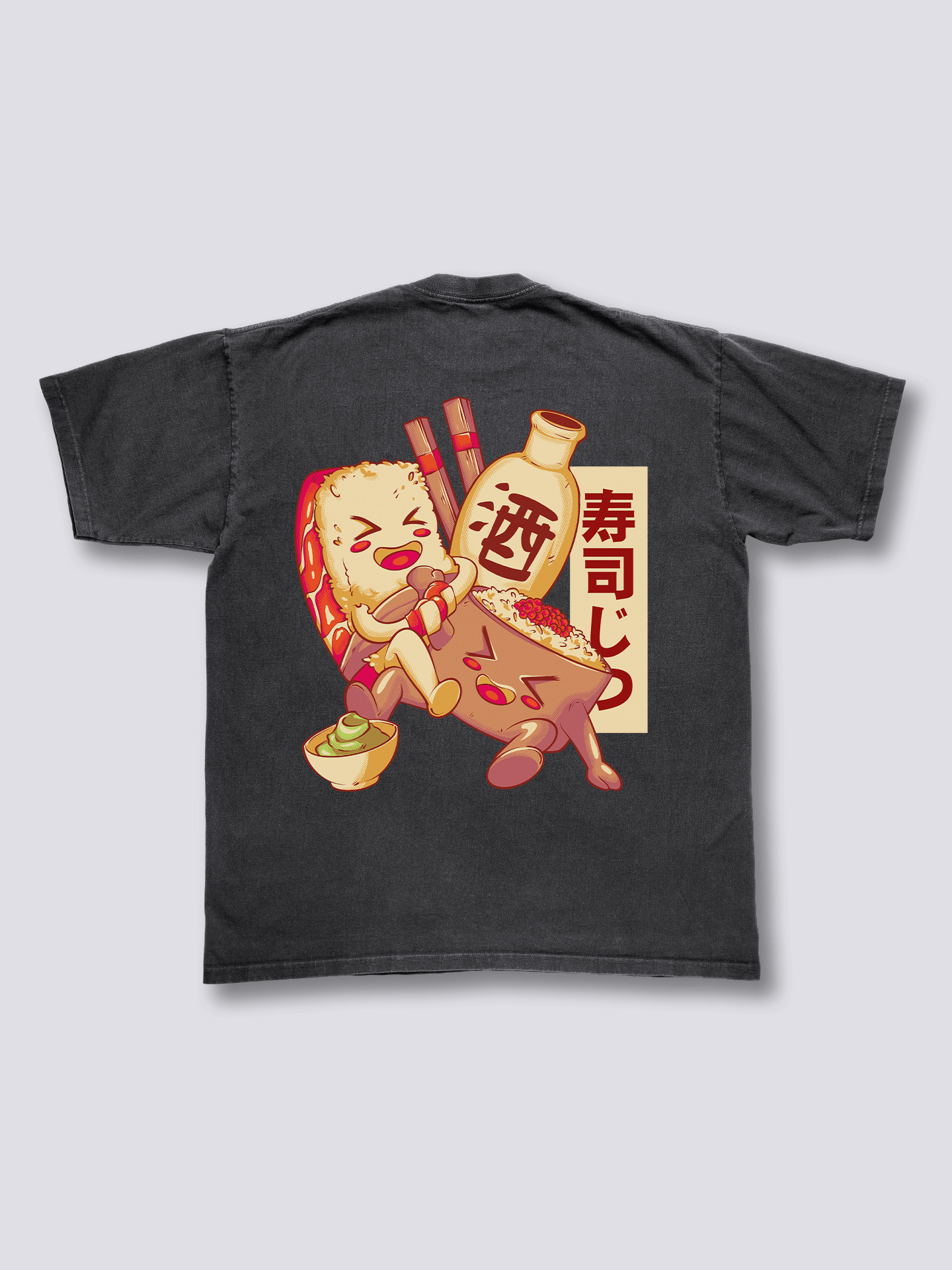 Happy Sushi Vintage T-Shirt