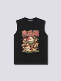 Front Print - Hungry Neko Tank Top