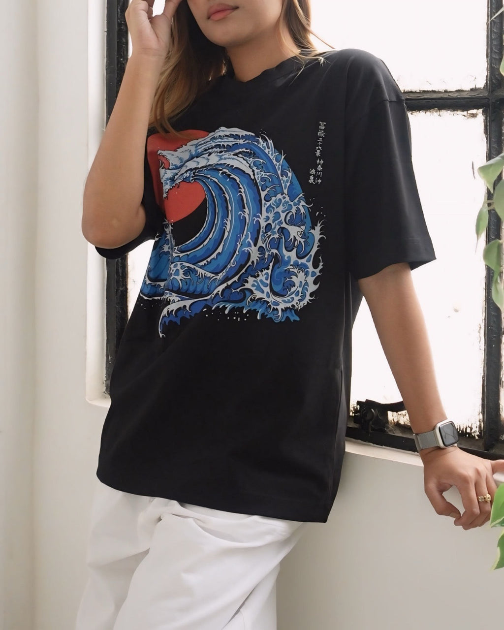 Front Print - Wavy Phoenix T-shirt