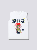 Front Print - Japan Tiger Tank Top
