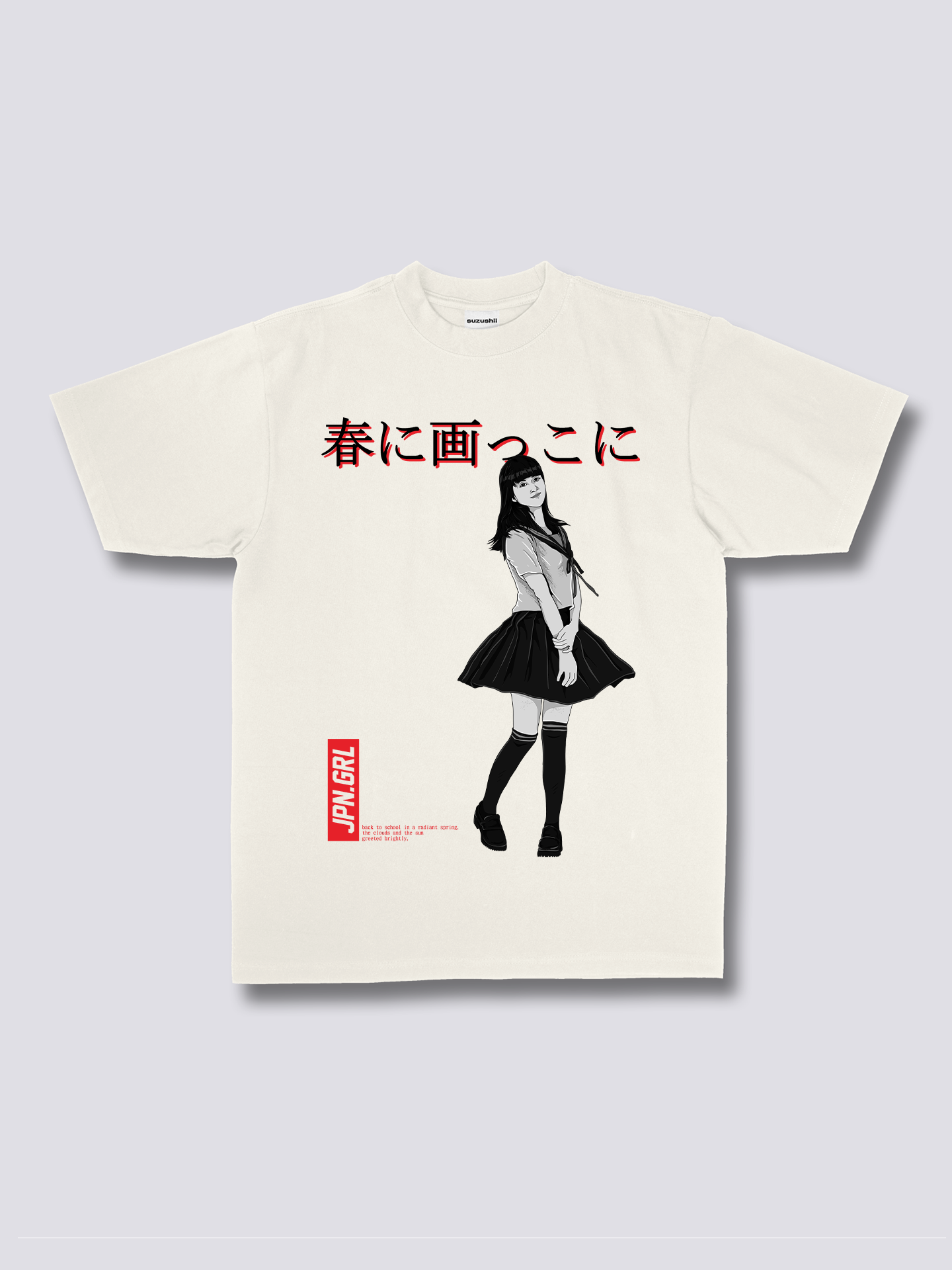 Front Print - Jpn Girl T-Shirt