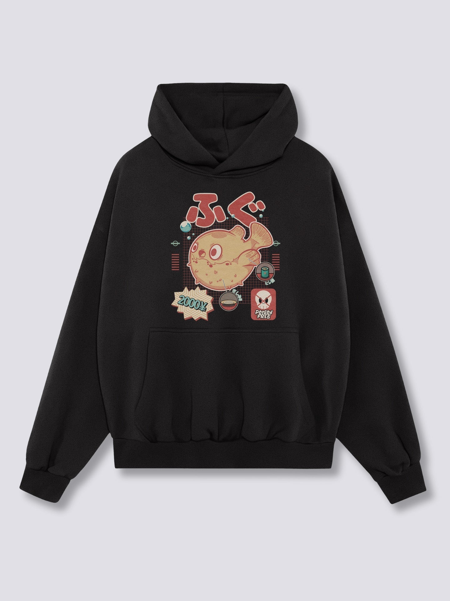 Front Print - Fugu Hoodie