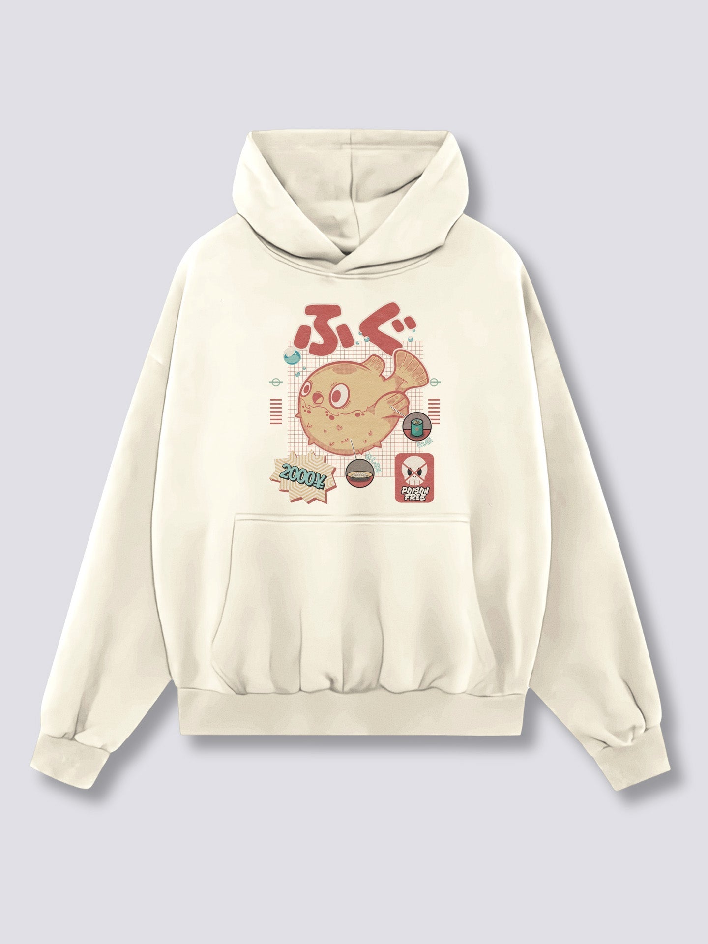 Front Print - Fugu Hoodie