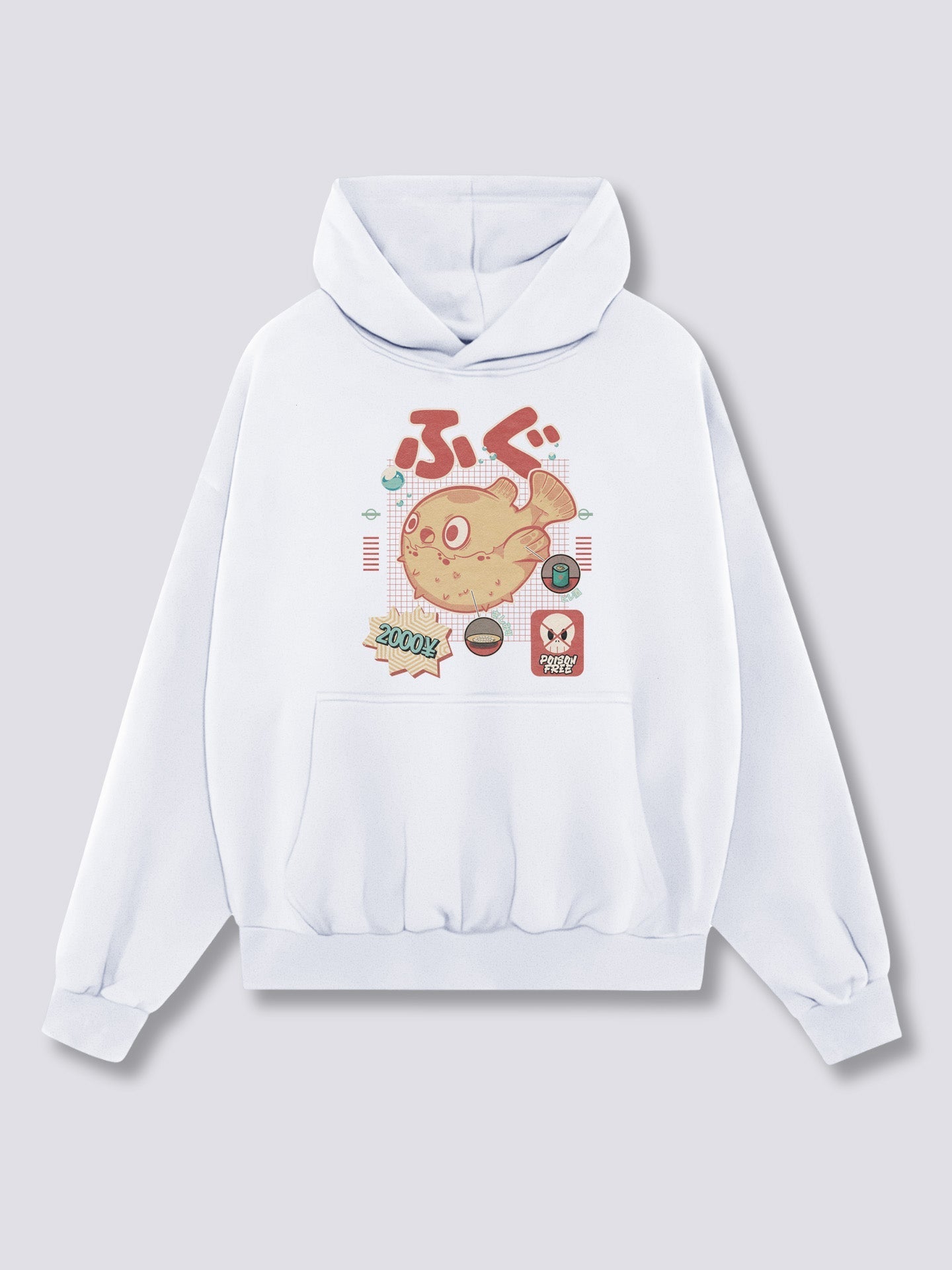 Front Print - Fugu Hoodie