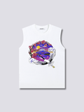 Front Print - Mount Fuji Crane Tank Top
