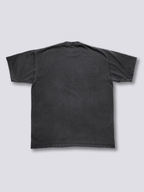Front Print - Mount Fuji Crane Vintage T-Shirt
