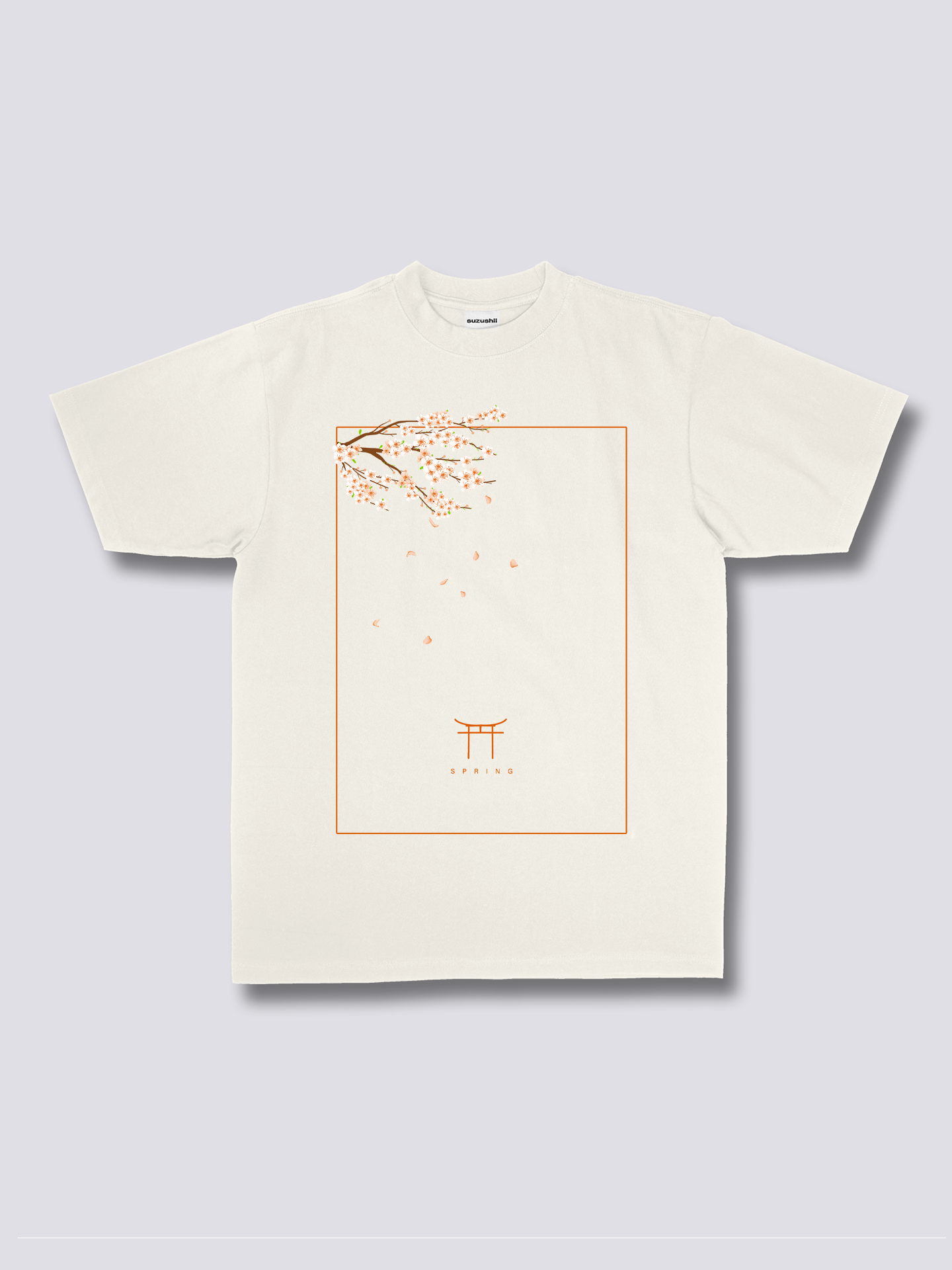 Front Print - Peach Blossom T-Shirt