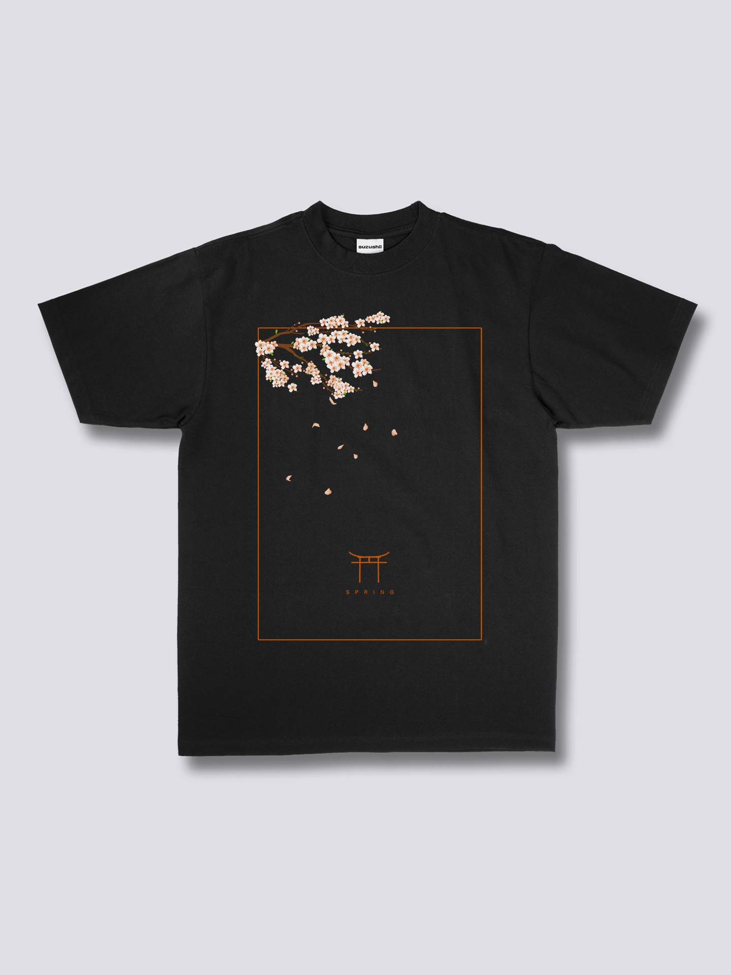 Front Print - Peach Blossom T-Shirt