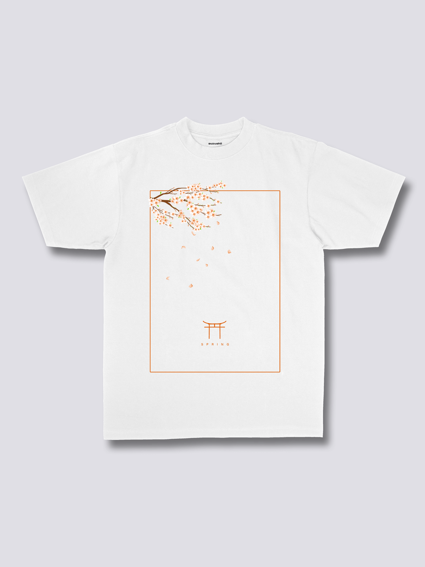 Front Print - Peach Blossom T-Shirt