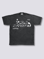 Front Print - Playful Vintage T-Shirt