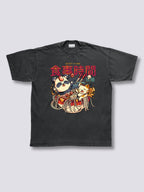 Front Print - Ramen Bath Vintage T-Shirt