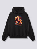 Front Print - Red Koi Hoodie