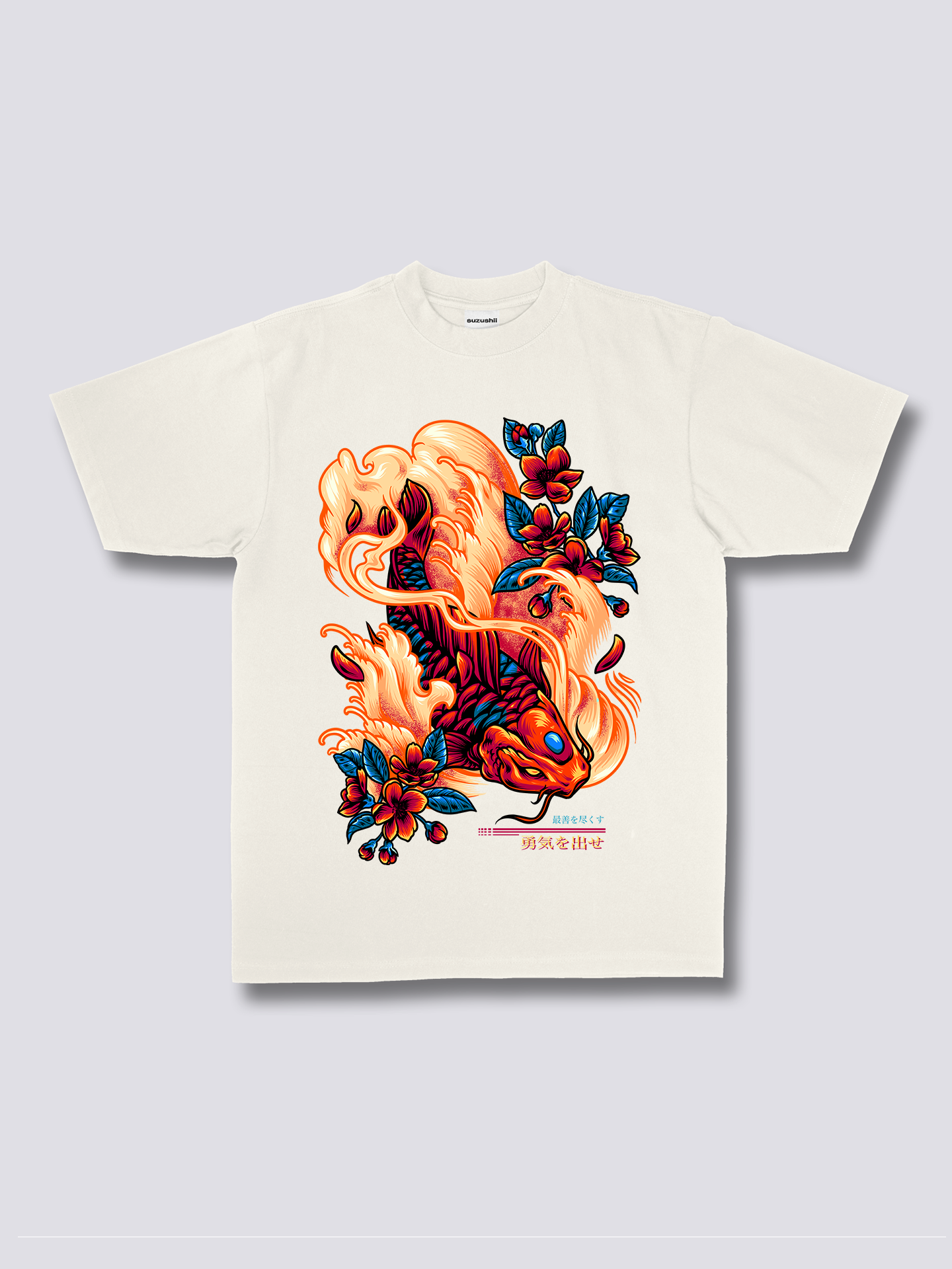 Front Print - Red Koi T-Shirt