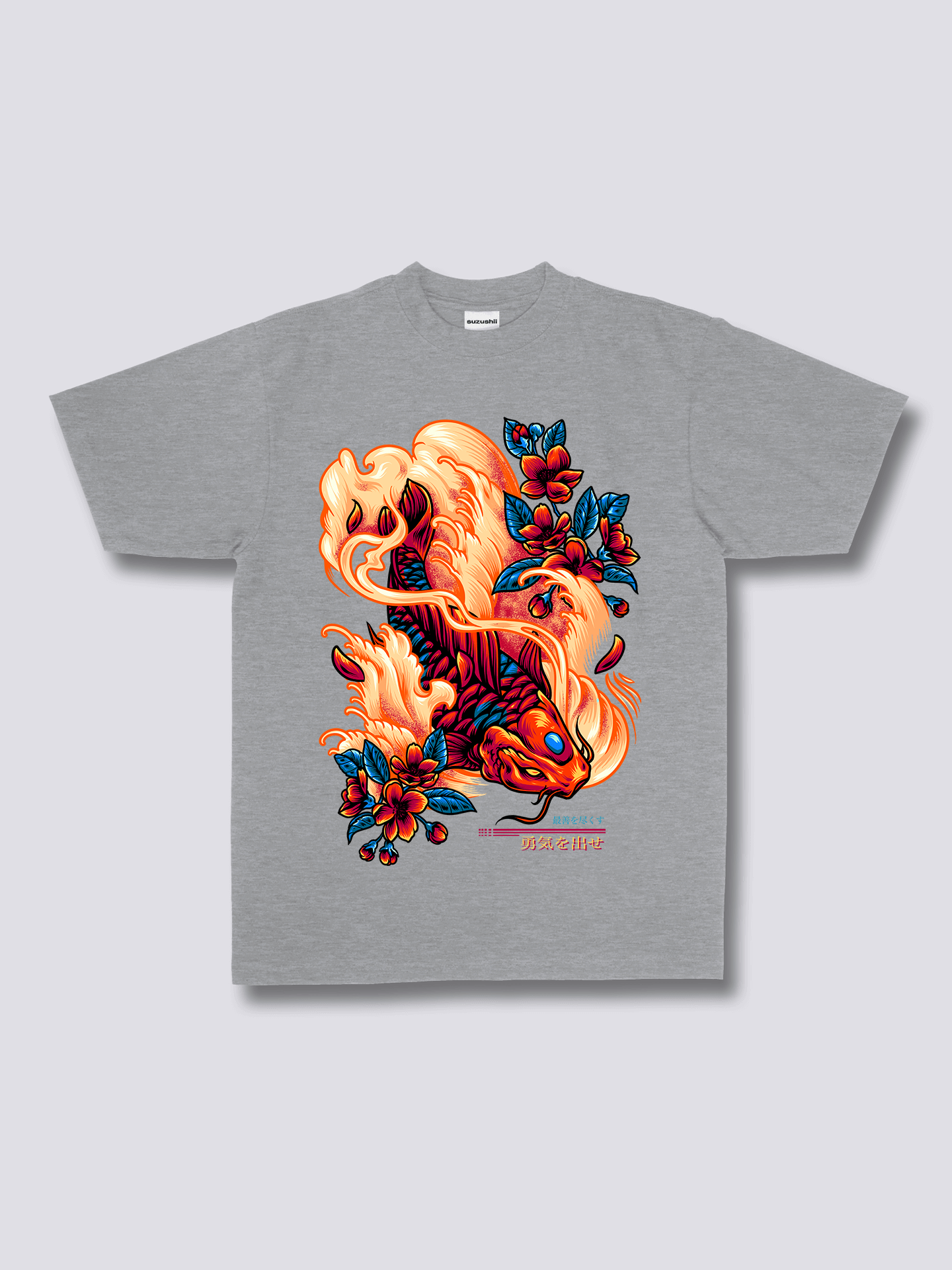 Front Print - Red Koi T-Shirt