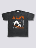 Front Print - Rice Ball Vintage T-Shirt