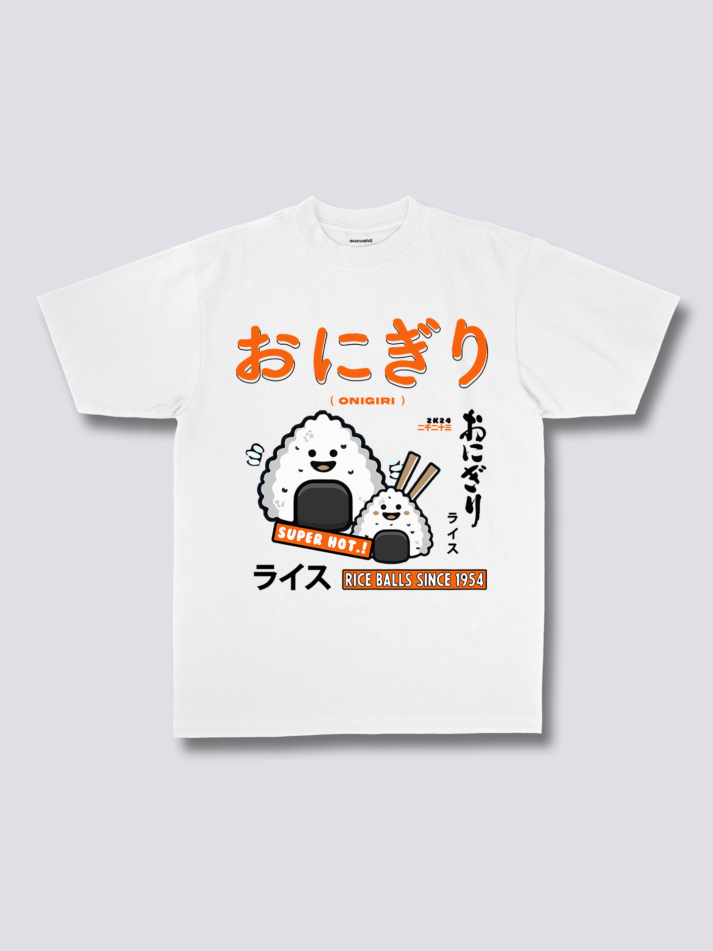 Front Print - Rice Ball T-Shirt