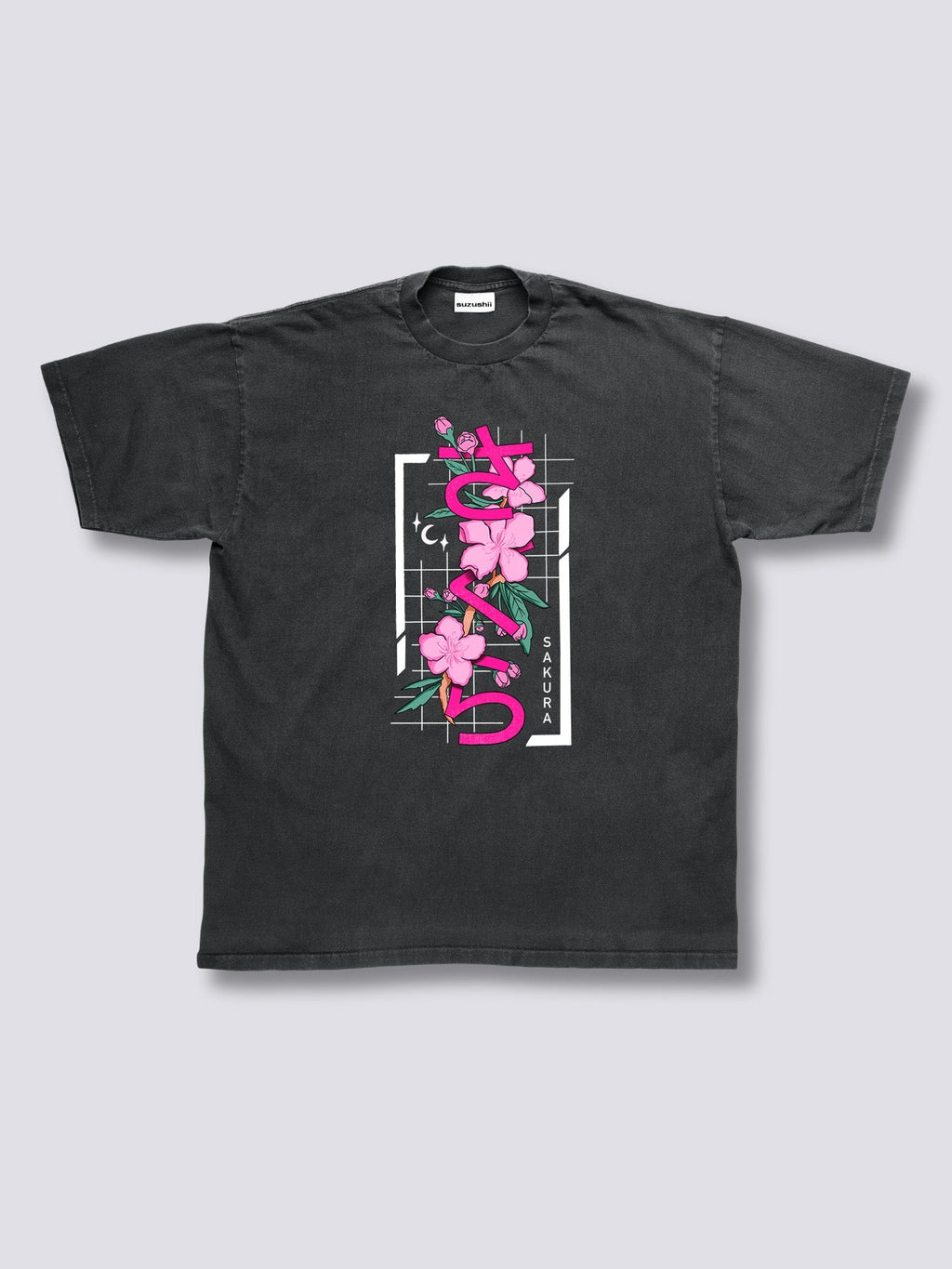 Front Print - Sakura Vintage T-Shirt