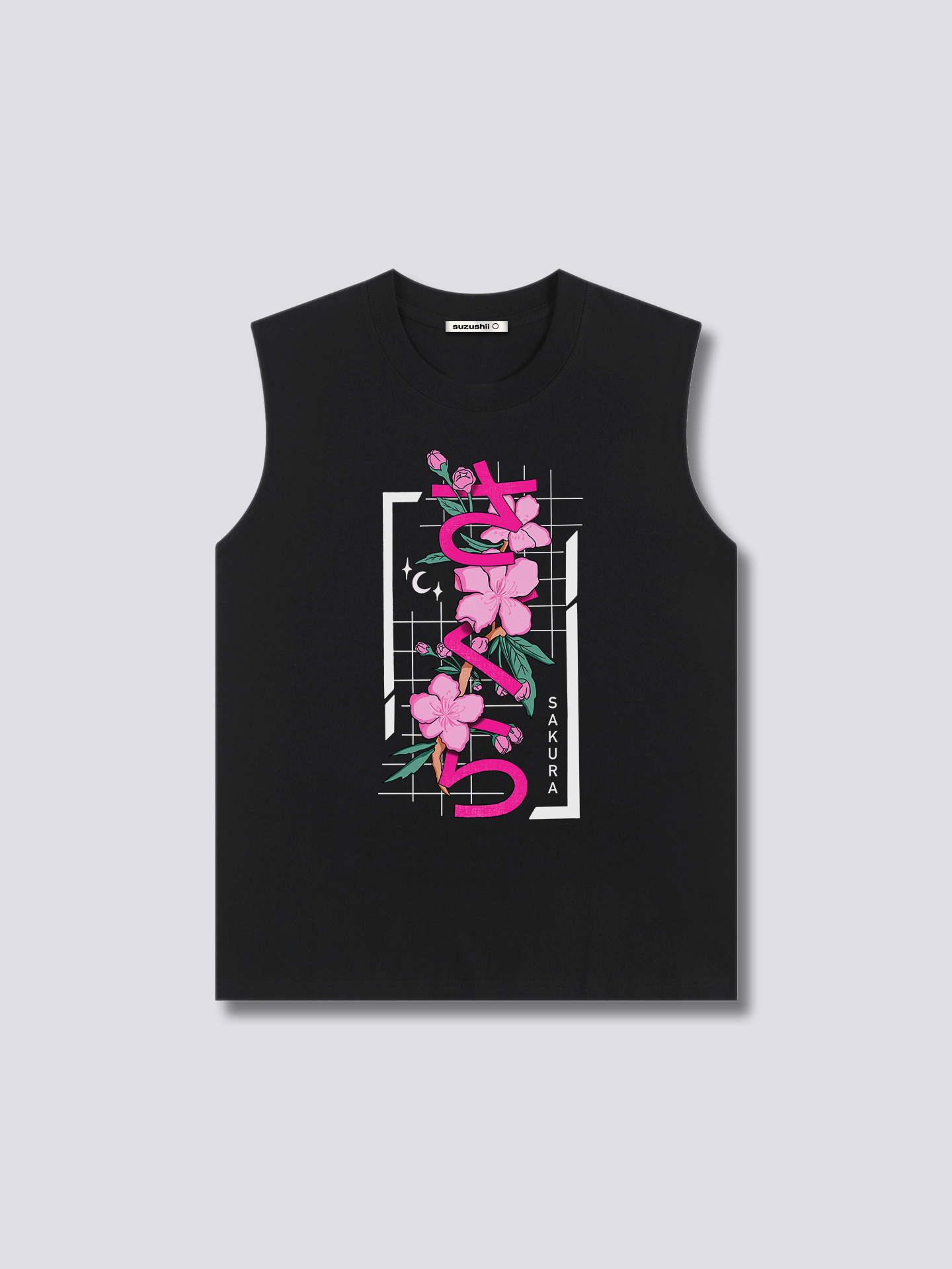 Front Print - Sakura Tank Top