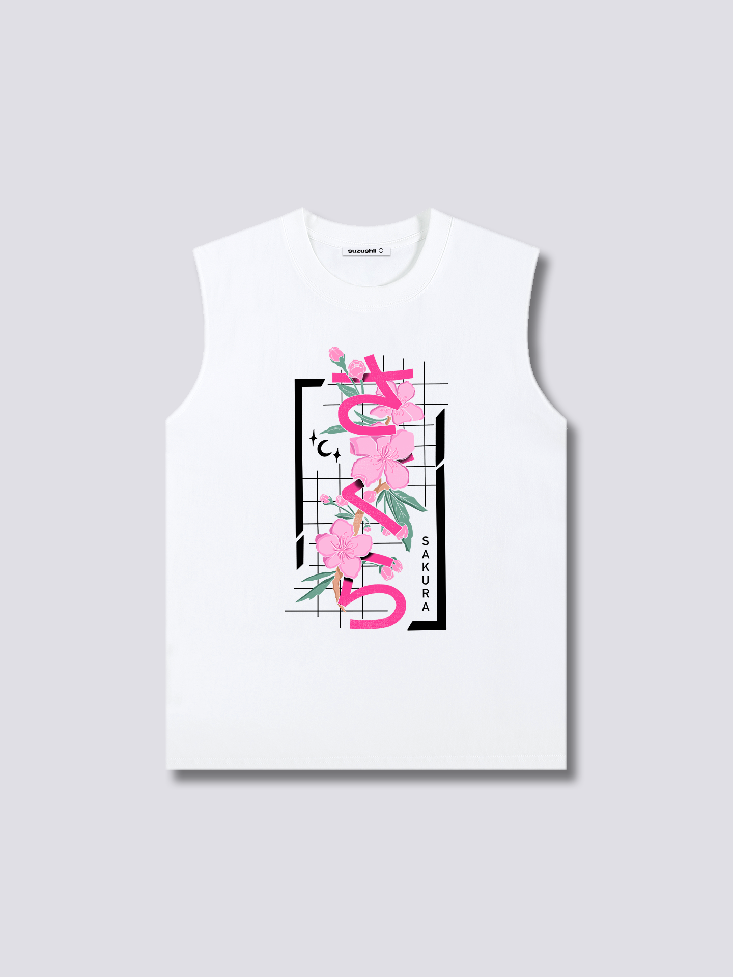 Front Print - Sakura Tank Top