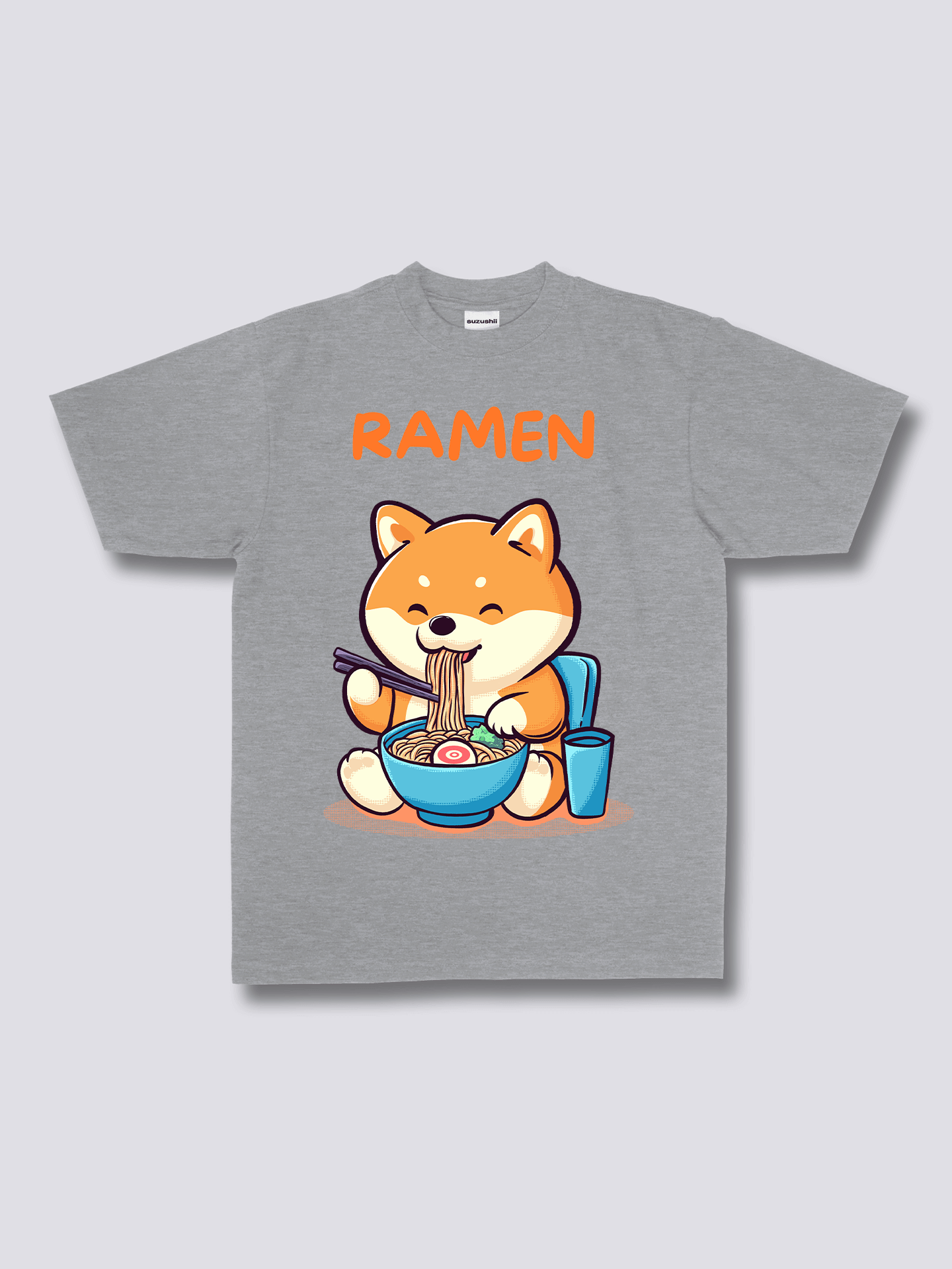 Front Print - Shiba Ramen T-Shirt