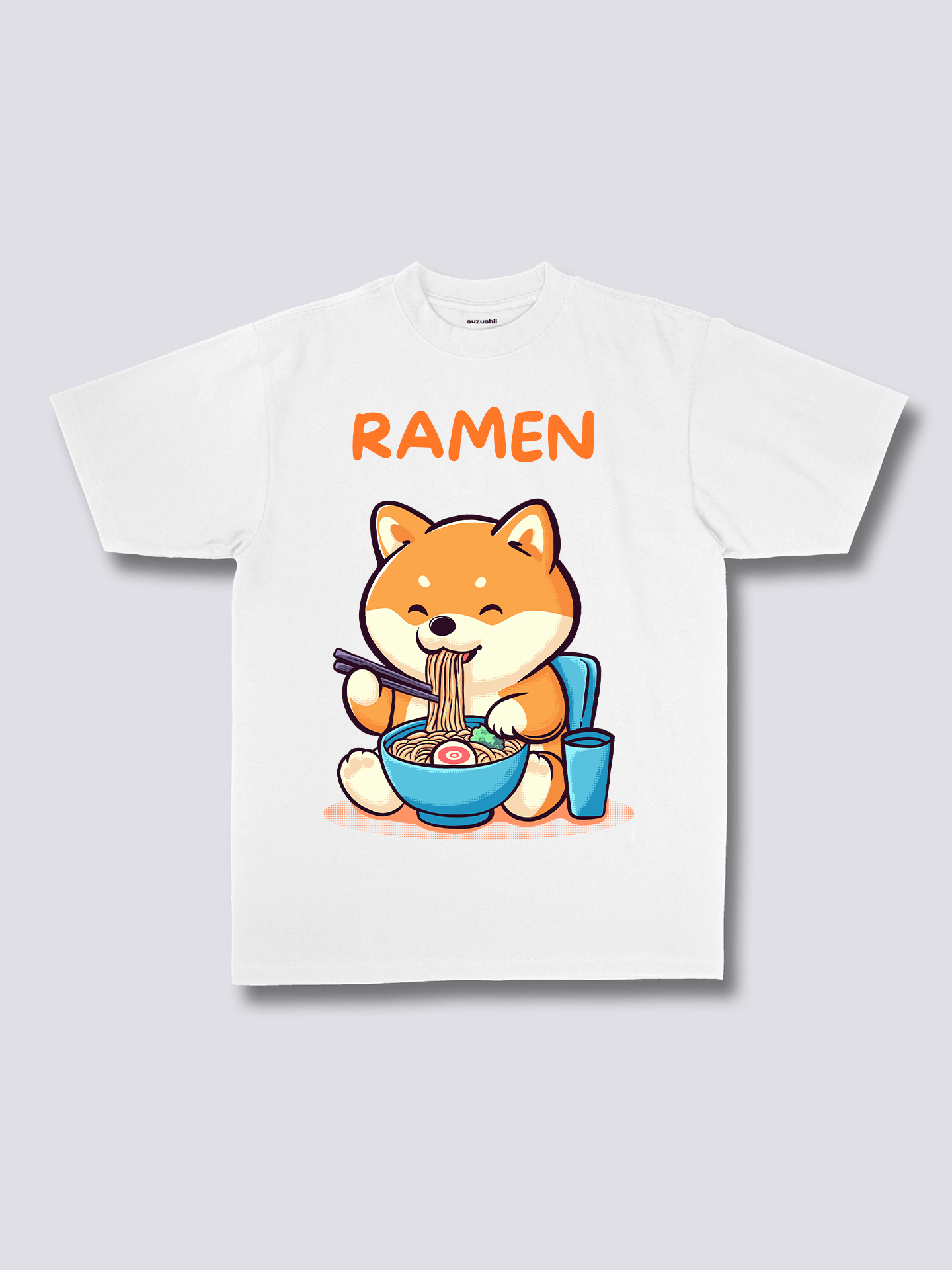 Front Print - Shiba Ramen T-Shirt