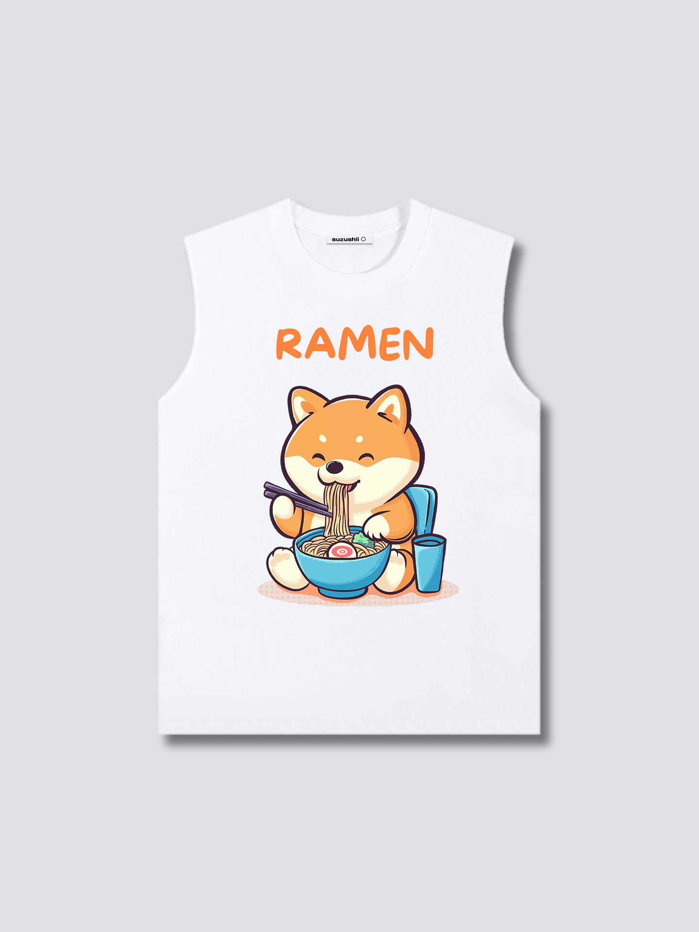 Front Print - Shiba Ramen Tank Top