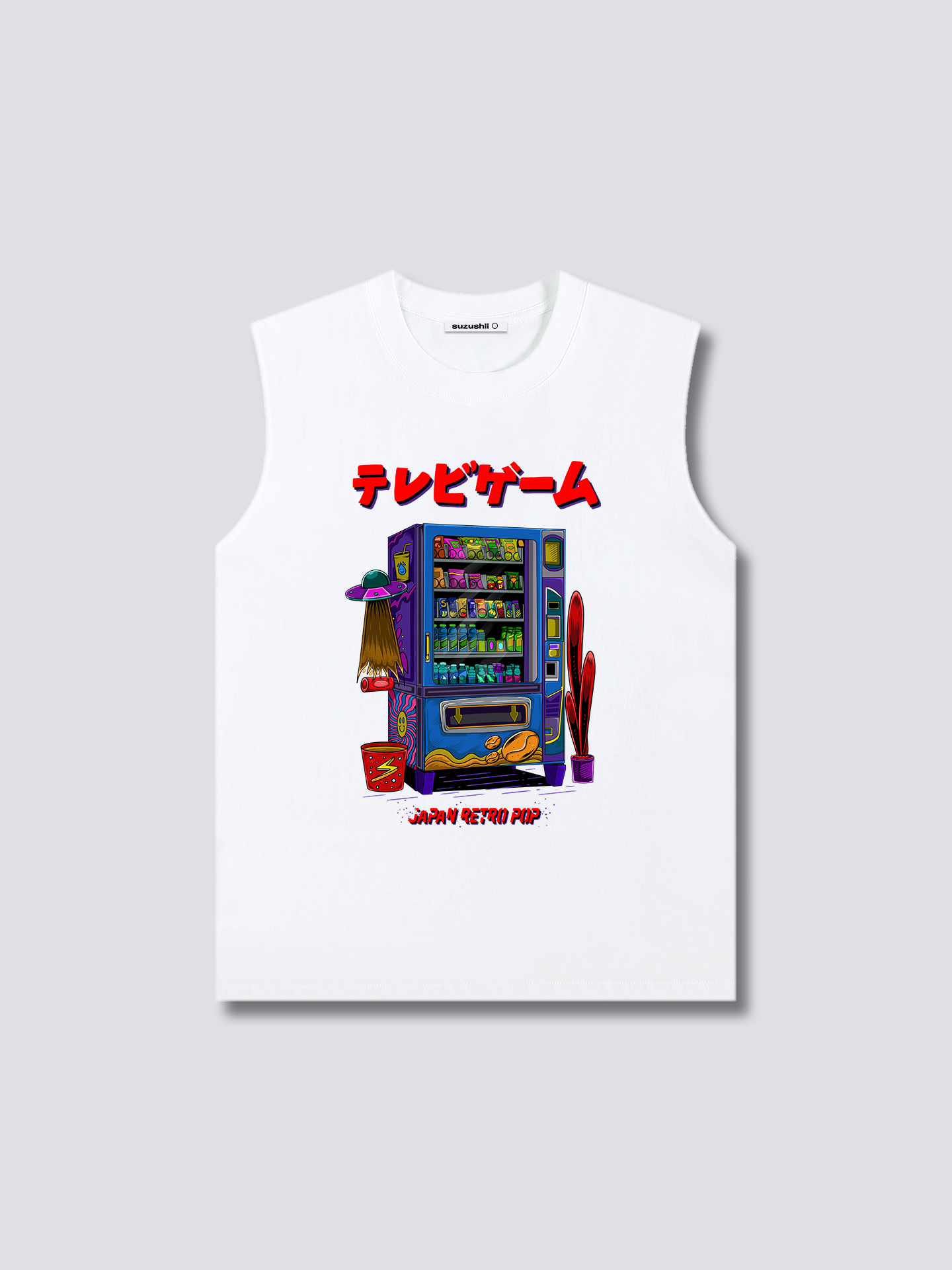Front Print - Snack Machine Tank Top