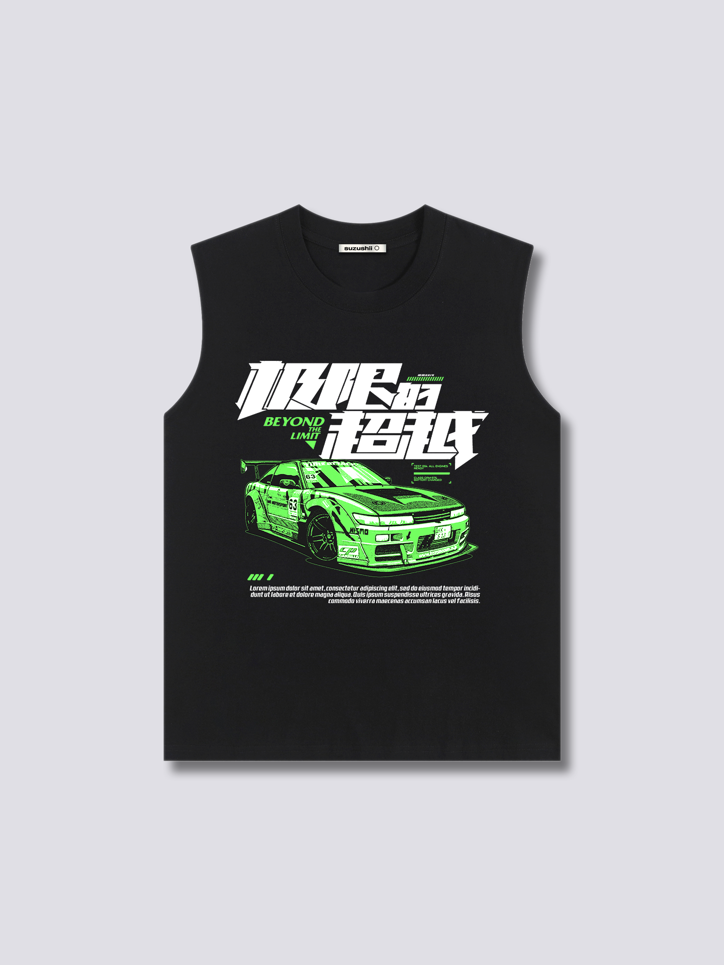 Front Print - Speed Tank Top