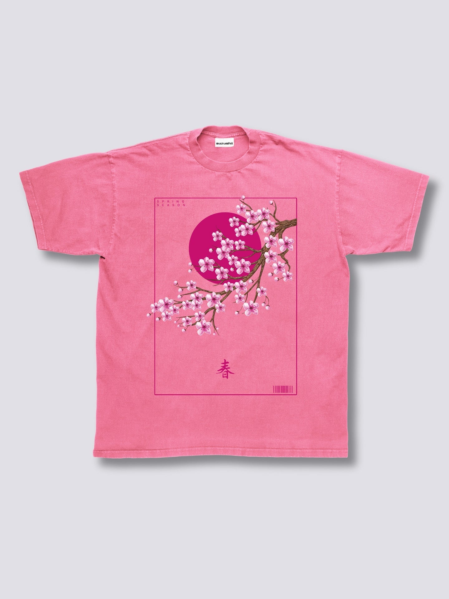 Front Print - Spring Blossom Vintage T-Shirt