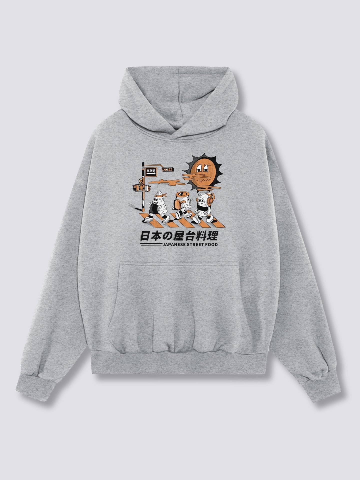 Front Print - Street Food Hoodie
