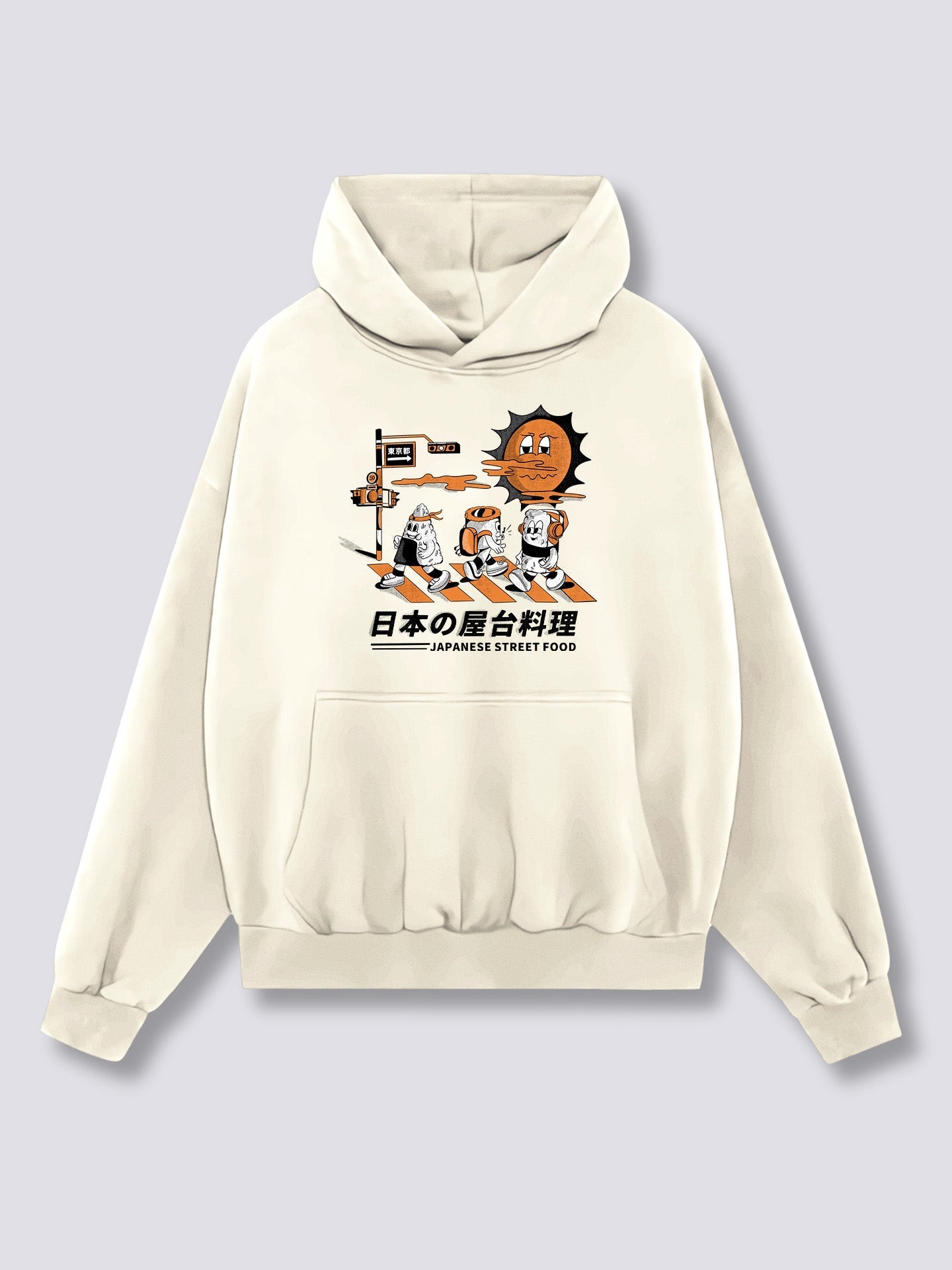 Front Print - Street Food Hoodie