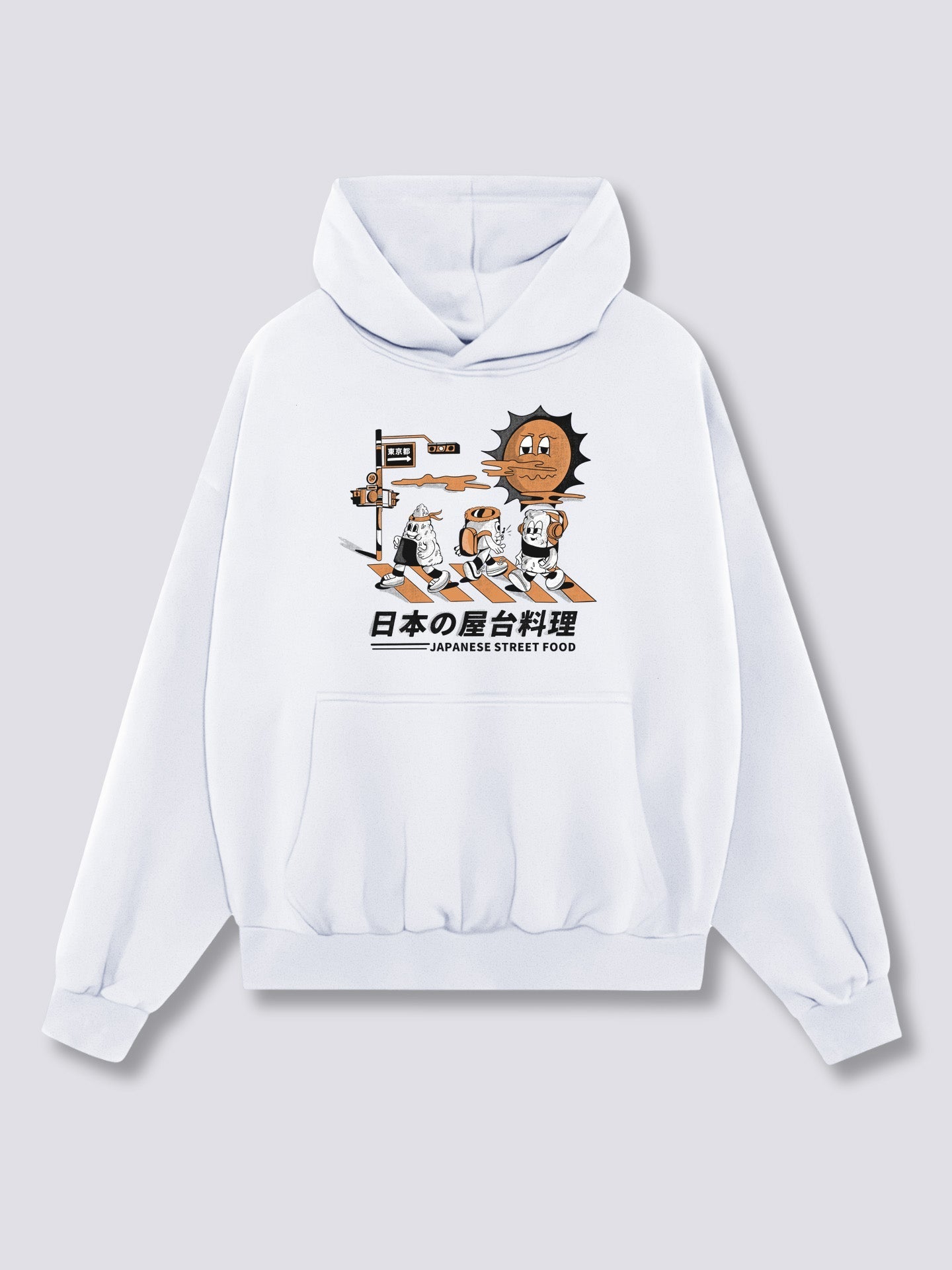 Front Print - Street Food Hoodie