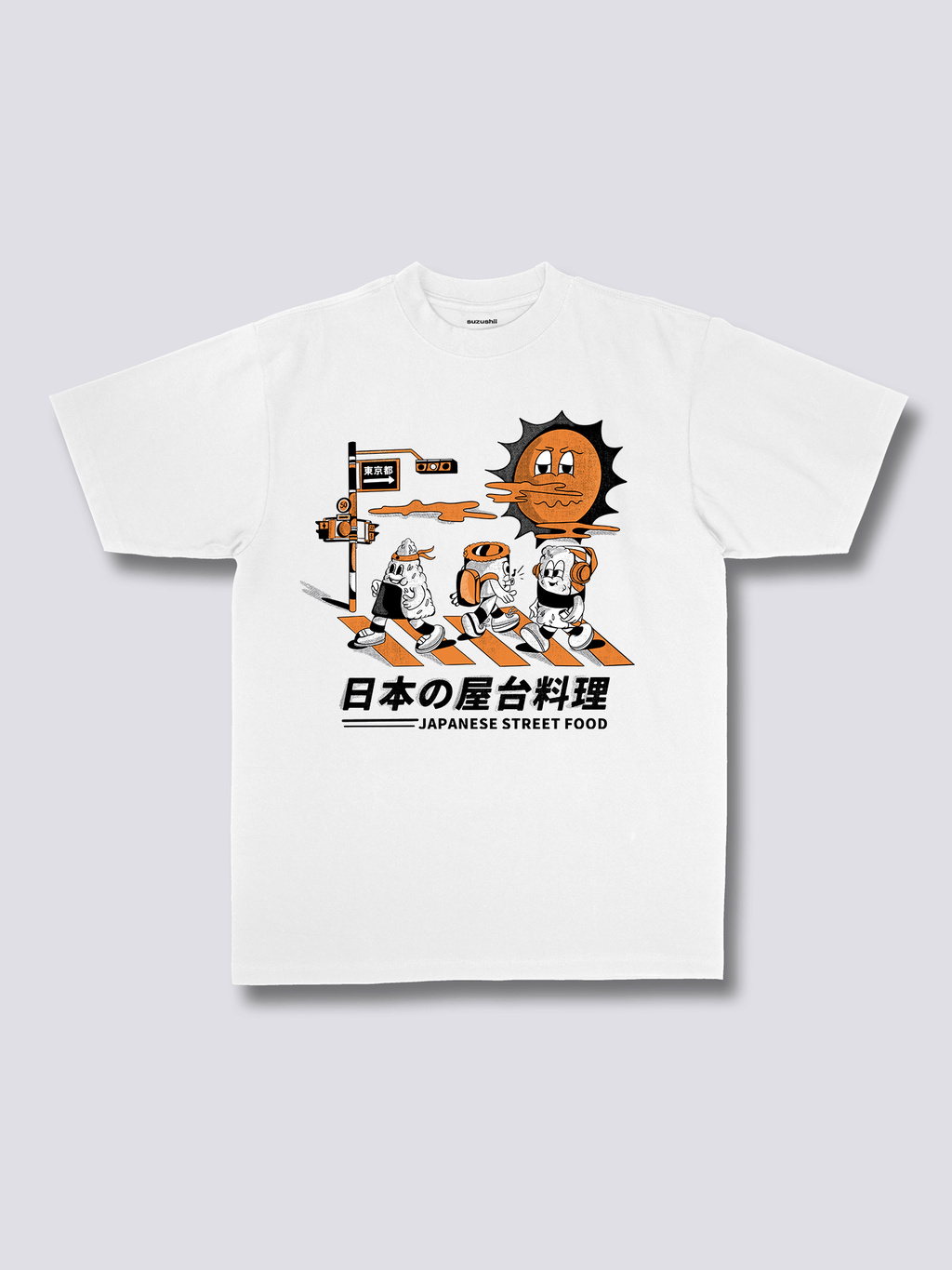 Front Print - Street Food T-Shirt