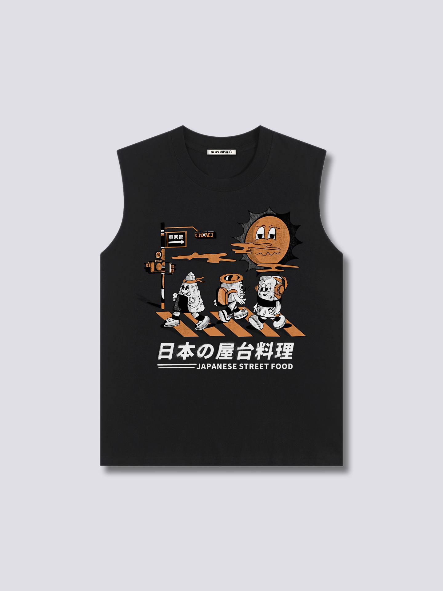 Front Print - Street Food Tank Top