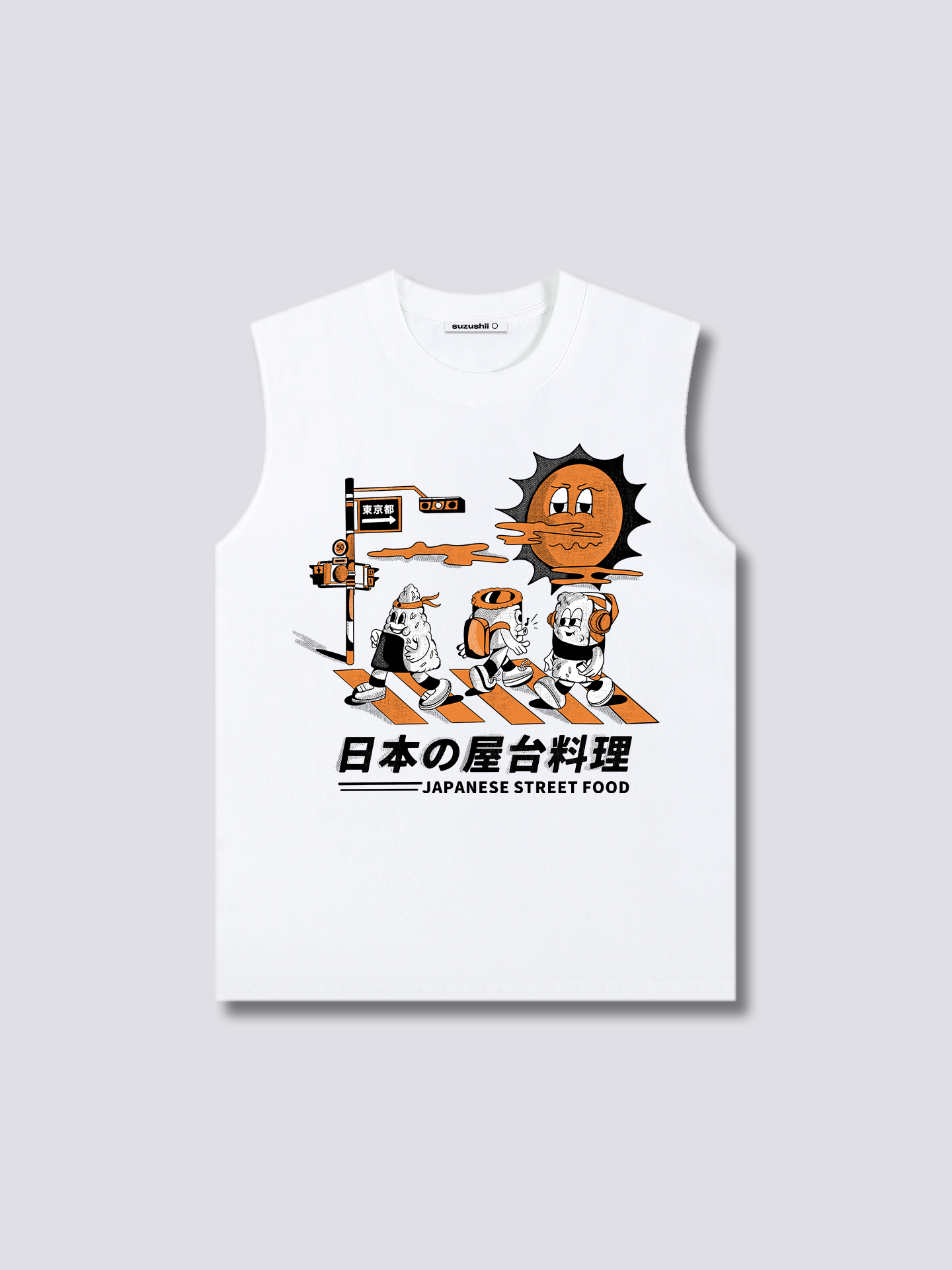 Front Print - Street Food Tank Top