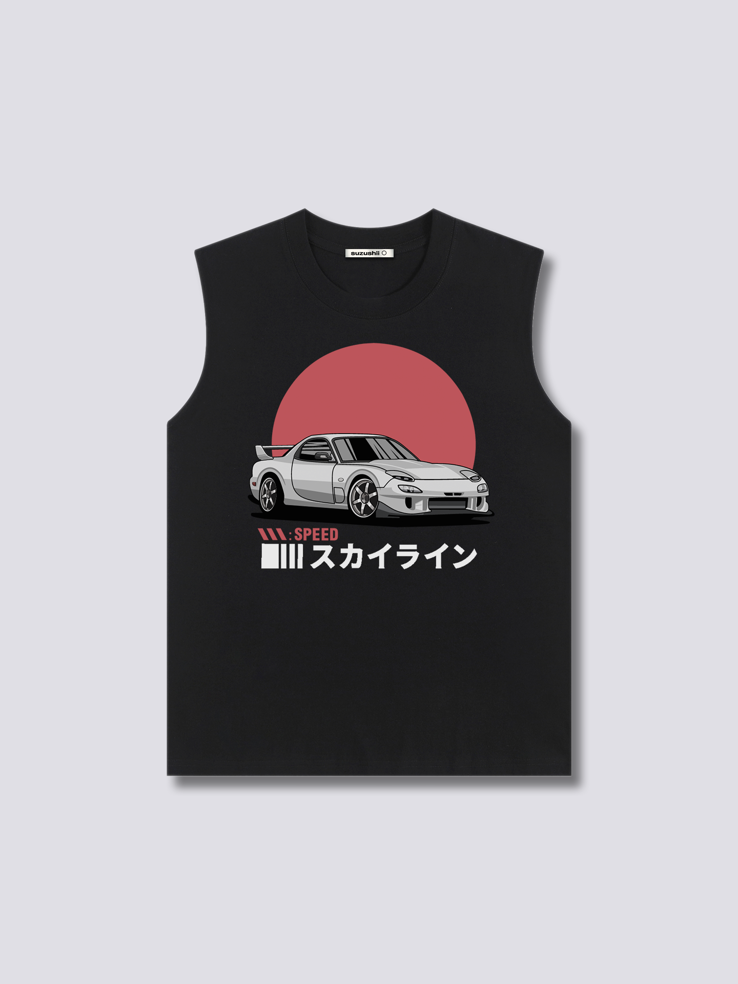 Front Print - Sunrise Drive Tank Top
