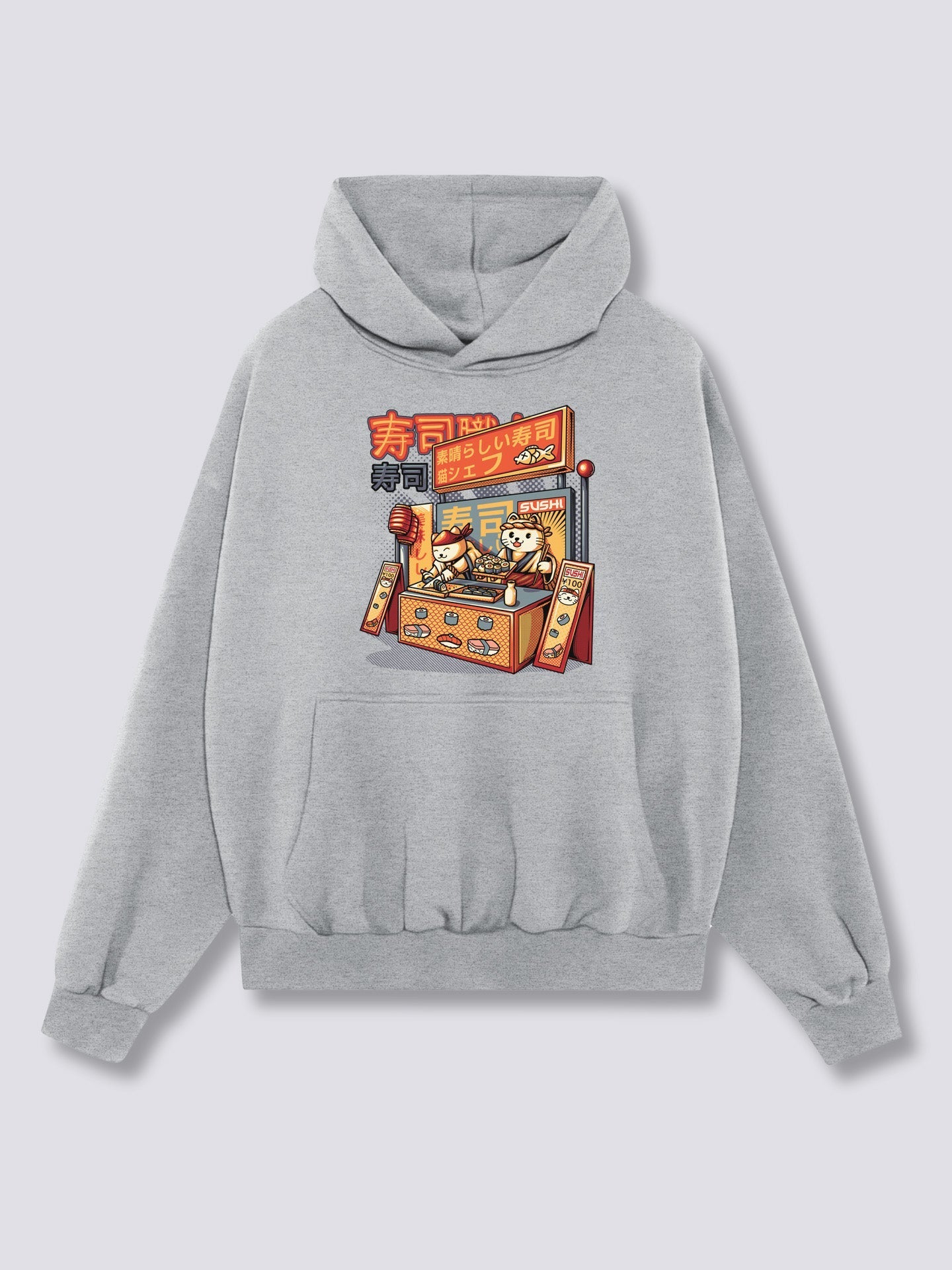 Front Print - Sushi Shop Hoodie