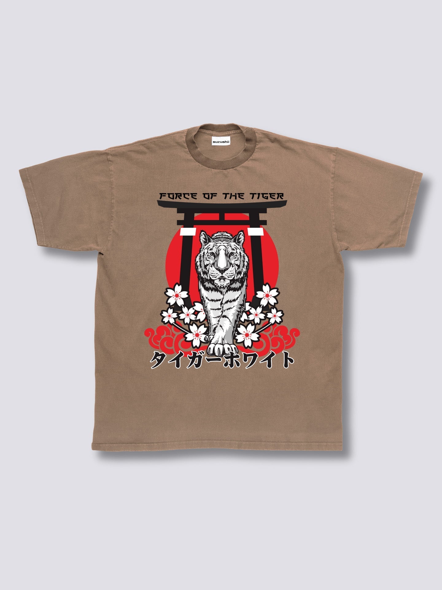Front Print - Tiger Force Vintage T-Shirt